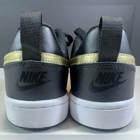🆕Nike Court Borough Low 2 in Black Gold Size:6.5Y - Brand New No Box - Picture 7 of 13